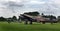 East Kirkby airfield. Lincolnshire. UK. 30/08/2019. Mosquito night fighter undergoing restoration intending to return to flight.