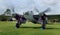 East Kirkby airfield. Lincolnshire. UK. 30/08/2019. Mosquito night fighter undergoing restoration intending to return to flight.