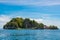 East Misool, group of small island in shallow blue lagoon water