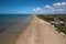 East Preston beach aerial photo