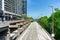 East Randolph Street heading towards Lake Shore Drive and Lake Michigan