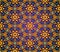 East seamless pattern. Vintage oriental ornament of mandalas.