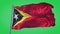 East Timor animated flag pack in 3D and green screen