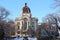 East view in winter Saskatchewan Legislature