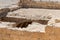 East  Watchtower ruins on ruins of the Nabataean city of Avdat, located on the incense road in the Judean desert in Israel. It is