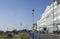 Eastbourne, England - sunny day at the seafront.