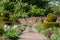 Eastcote House Gardens, historic walled garden maintained by a community of volunteers in the Borough of Hillingdon, London, UK