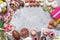Easter bakery food background