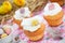 Easter birds nest cupcakes