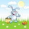 Easter Blue Bunny