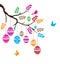 Easter Branch Vector