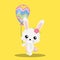 EASTER BUNNY BALLOON 02