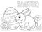 Easter Bunny Coloring Page