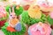 Easter bunny cupcake