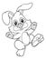 Easter Bunny Rabbit Cartoon