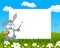 Easter Bunny Rabbit Photo Frame