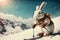 Easter Bunny Skiing, Easter Bunny Skiing