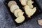 Easter butter biscuits with embossed pattern