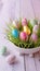 Easter celebration with pastel perfection design, soft and inviting