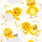 Easter Chicks Seamless Pattern