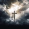 Easter Cross in the Sky - Easter Crucify: A Reminder of the Path to Pain and Redemption Through Christ\\\'s Selfless Act