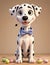 Easter Dalmatian Puppy,generative ai