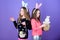Easter day. Easter activities for children. Happy easter. Holiday bunny girls with long bunny ears. Egg and bunny