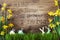 Easter Decoration, Gras, Quote Little Things Make Life Big