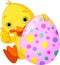 Easter Duckling gives thumbs up