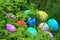 Easter dyed eggs