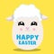 EASTER EGG ANIMALS SHEEP HAPPY 12