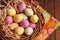 Easter Egg in Basket