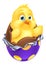 Easter Egg Chick Little Baby Chicken Bird Cartoon