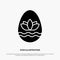 Easter Egg, Egg, Holiday, Holidays solid Glyph Icon vector