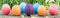 Easter egg ! happy colorful Easter sunday hunt holiday decorations Easter concept backgrounds with copy space