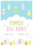 Easter Egg Hunt Activity Poster or Invitation Card. Vector Design