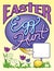 Easter Egg Hunt Sign Page Layout