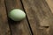 Easter egg on plank