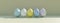 Easter egg in a row. Spring Holiday celebration. Pastel color paint eggs, banner. 3d render