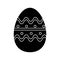 Easter egg season celebrate pictogram