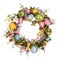 Easter Egg Wreath