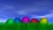 Easter Eggs Background