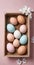 Easter Eggs with Cherry Blossoms