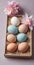 Easter Eggs with Cherry Blossoms