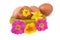 Easter Eggs Decoration Nest Yellow Chicks