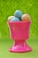 Easter eggs in eggcup