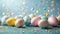 Easter Eggs Galore: A Festive Banner for a Joyful Celebration