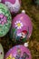 Easter eggs handpainted