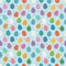 Easter eggs seamless pattern