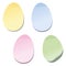 Easter Eggs Sticky Notes